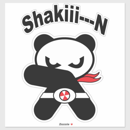 Heropandbear sticker (Vel)