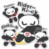 heropandbear sticker (Voorkant)