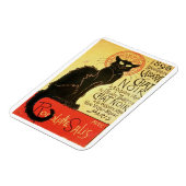 Heropening van het Chat Noir Cabaret, 1896 (kleur  Magneet (Linkerzijde)