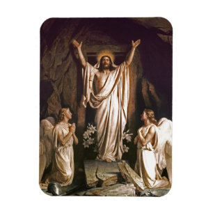 Heropleving van Christus. Fine Art Easter Gift Magneet