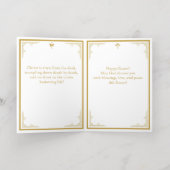 Heropleving van het orthodoxe rooster van Christus Folie Feestdagenkaart (Binnenlaag)