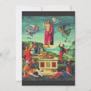 Heropleving van Jezus Christus door Raphael Bedankkaart