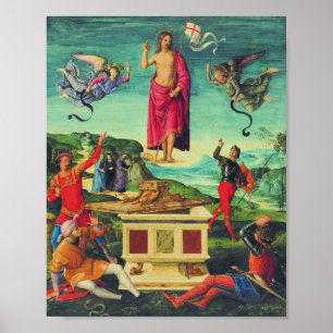 Heropleving van Jezus Christus door Raphael Poster