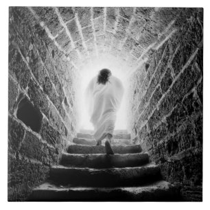 Heropleving van Jezus Christus Tegeltje