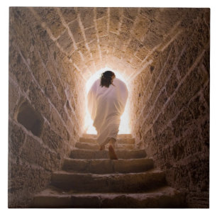 Heropleving van Jezus Christus Tegeltje