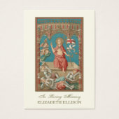 Heropleving van Jezus Funeral Prayer Kaart (Voorkant)