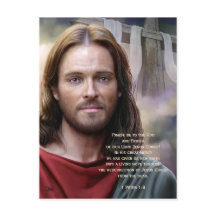 Heropleving van Jezus Paasschilderende Briefkaarte