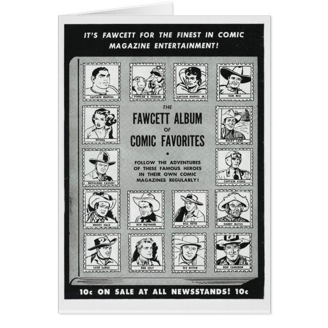 Héros comiques occidentaux du Whiz 1951 (Devant)