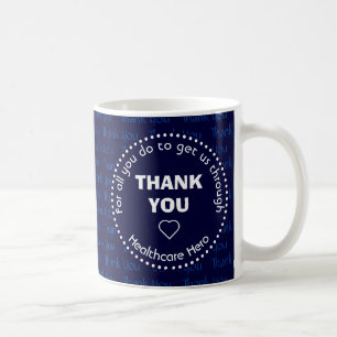 Héros de soins de santé personnalisés MERCI Mug