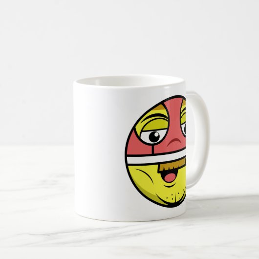 Héros face café Mug (Devant droit)
