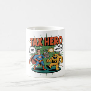 Héros fiscal Mug IRS Humour Coffee Cup