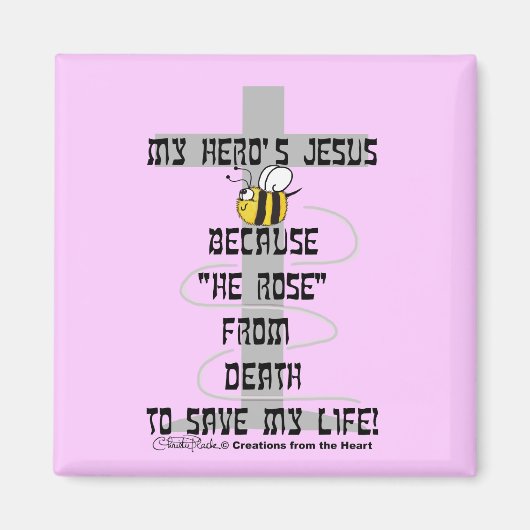 Hero's Jezus Magneet (Voorkant)