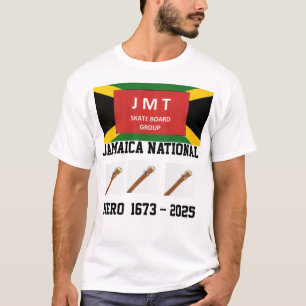 HÉROS NATIONAL JAMAÏCAIN. T-Shirt de base foncé