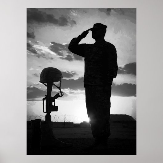 HERO's SALUTE Poster (Voorkant)