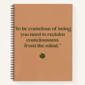 Heroveren je bewustzijn – Mindful Living Notitieboek (Voorkant)