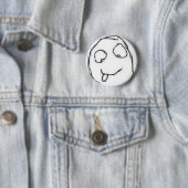 Herp Derp Rage Comic Ronde Button 5,7 Cm (In situ)