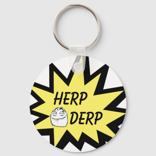 Herp Derp Sleutelhanger (Voorkant)