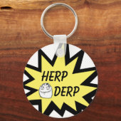 Herp Derp Sleutelhanger (Voorkant)