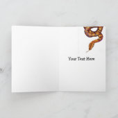 Herpes joyeuse carte de serpent Rainbow Boa Annive (Intérieur)