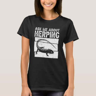 Herpetoloog Herpetology Herp vraagt me om Herpin T-shirt
