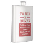 "Herr is menselijke" kolf Heupfles (Rechts)