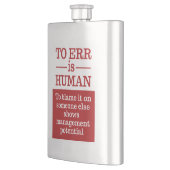 "Herr is menselijke" kolf Heupfles (Links)