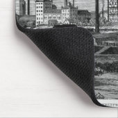 Herr Krupp's Factory in Essen, Duitsland Muismat (Hoek)