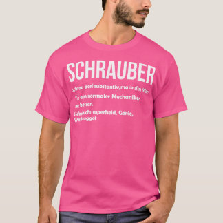 Herren KFZ Mechaniker Mechatroniker Schrauber Defi T-shirt