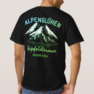 Herren T-Shirt Bergfreiheit Vintage Alpen-Design