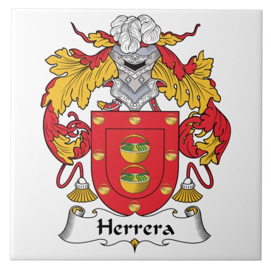 Herrera Family Crest Tegeltje (Voorkant)