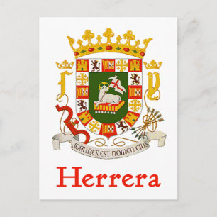 Herrera Shield of Puerto Rico Briefkaart