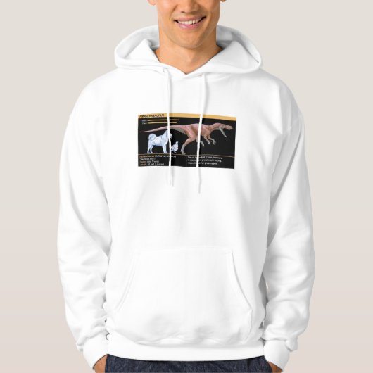 Herrerasaurus - Biology Dinosaur Timeline Hoodie (Voorkant)