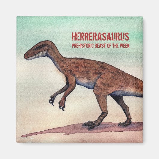 Herrerasaurus magneet (Voorkant)