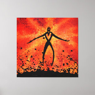 Herrijding (omgepakt Canvas) Canvas Afdruk