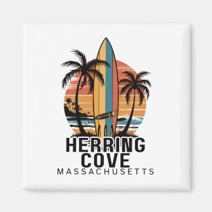 Herring Cove Beach Massachusetts Surfen Surfer _1 Magneet