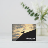 Herring Gull Sunset Visitekaartje (Staand voorkant)