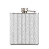 Herringbone Flask Heupfles (Achterkant)