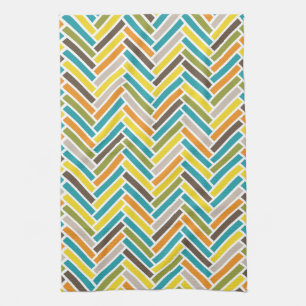 Herringbone Kitchen Towel {Multi} Theedoek