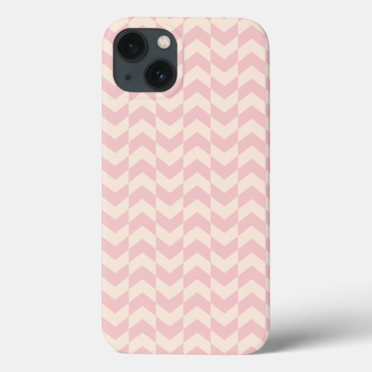 Herringbone Pattern Blush Pink Air Case (Achterkant)