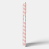 Herringbone Pattern Blush Pink iPad Case (Achterkant / Rechts)