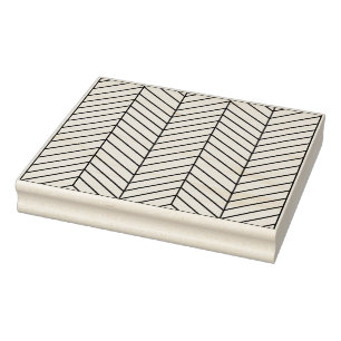 Herringbone Pattern Rubberstempel