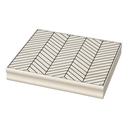 Herringbone Pattern Rubberstempel (Stempel)
