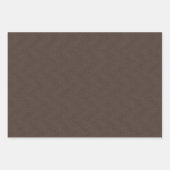 Herringbone tweed rustieke bruine kerstvakantie inpakpapier vel (Voorkant 2)