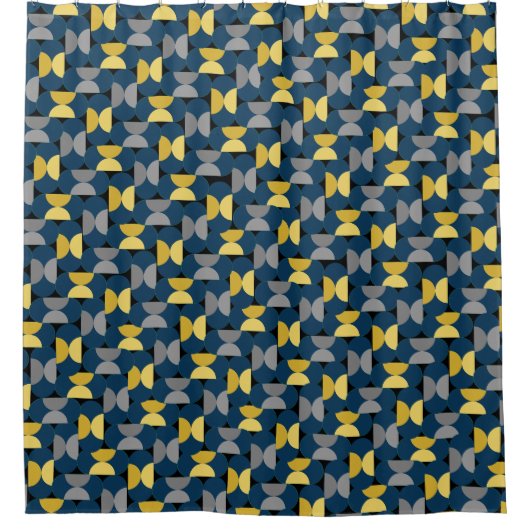 Herringbone van het nieuwe jaar douchegordijn (Voorkant)