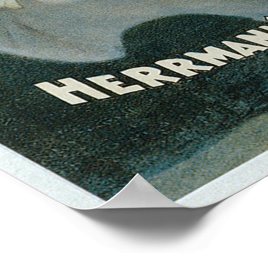 Herrmann ~ Maid of the Moon Magicia Act Poster (Hoek)