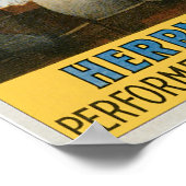 Herrmann The Great ~  Bullet Catching Act Poster (Hoek)