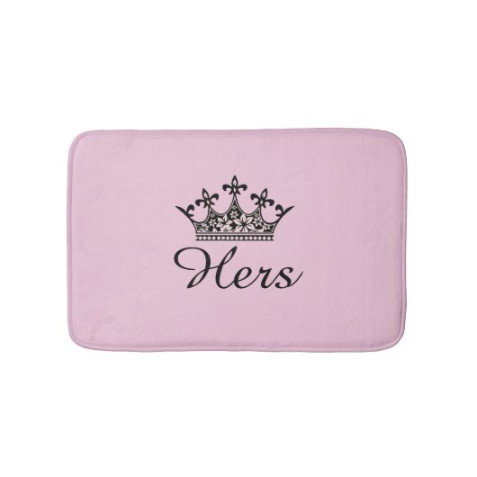 Hers Crown Bath Mat (Voorkant)