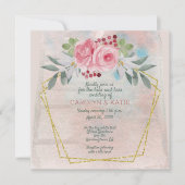 Hers en Hers Roze en Gold Geometric (Voorkant)