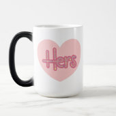 Hers Heart Mug Magische Mok (Links)