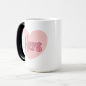 Hers Heart Mug Magische Mok (Voorkant links)